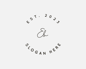 General - Minimalist Cursive Business logo design