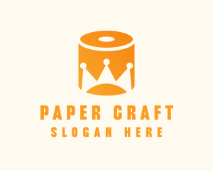 Toilet Paper Crown logo design