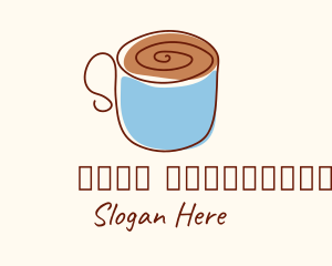 Cappuccino - Simple Cafe Mug logo design