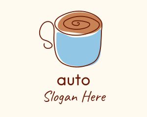 Coffee - Simple Cafe Mug logo design