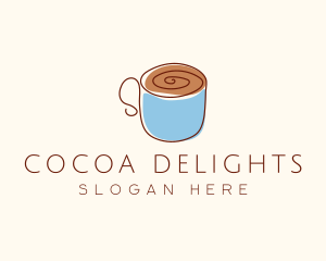 Simple Cafe Mug logo design