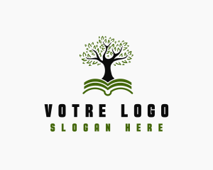 College - Tree Book Agriculture logo design