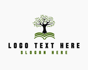 Tree - Tree Book Agriculture logo design