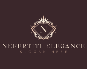 Elegant Floral Diamond logo design