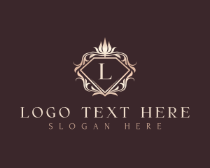 Elegant - Elegant Floral Diamond logo design