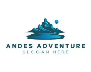 Mountain Lake Camping logo design