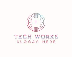 Cyber Tech App logo design