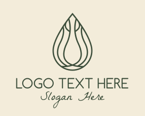 Essential Oil - Natural Healing Oil logo design