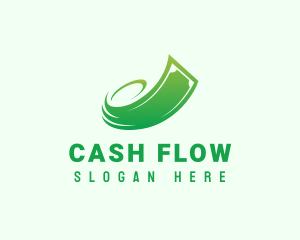 Money Swoosh Cash logo design