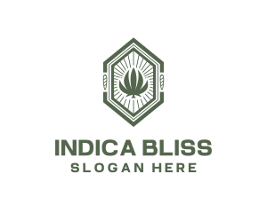 Indica - Marijuana Leaf Joint logo design