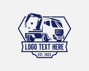 Transportation - Tow Truck Trucking Vehicle logo design