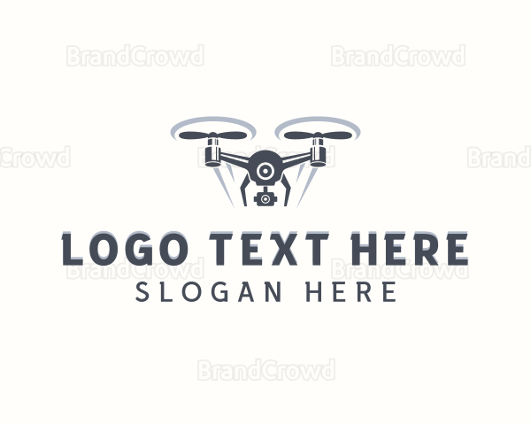 Camera Drone Copter Logo