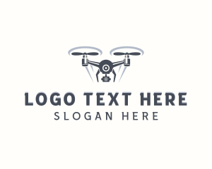 Camera Drone Copter logo design