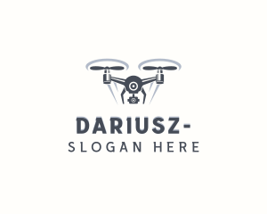 Aerial - Camera Drone Copter logo design