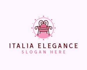 Elegant Throne Chair logo design