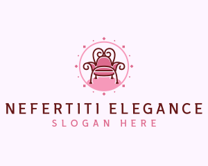 Elegant Throne Chair logo design