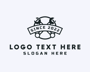 Mechanic - Wrench Repair Tool logo design