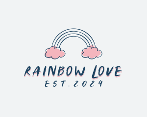 Child Care Rainbow  logo design