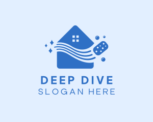 Scrub Swipe Clean logo design