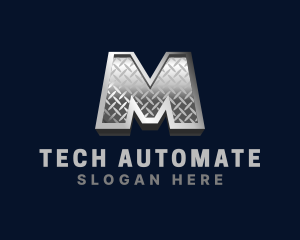 Automation - Metal Fabrication industrial logo design