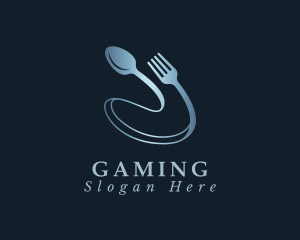 Cutlery - Silverware Utensil Restaurant logo design
