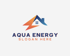 House Electrical Power Energy   logo design