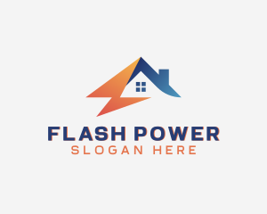 House Electrical Power Energy   logo design