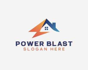 House Electrical Power Energy   logo design