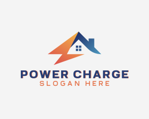 House Electrical Power Energy   logo design