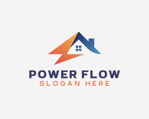 House Electrical Power Energy   logo design