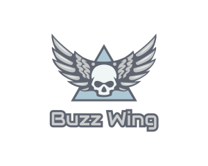 Skull Wings Gang logo design