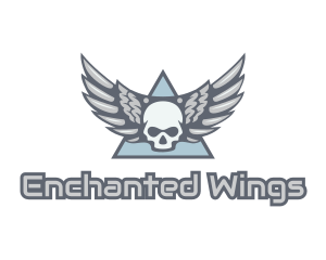 Skull Wings Gang logo design