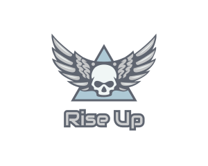 Skull Wings Gang logo design