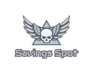 Skull Wings Gang logo design