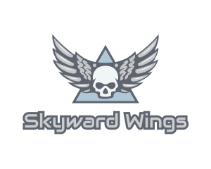 Aeronautics - Skull Wings Gang logo design