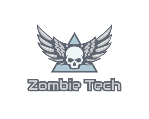 Zombie - Skull Wings Gang logo design