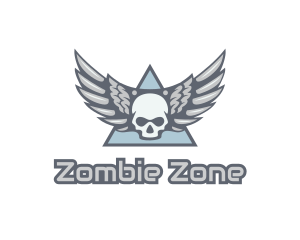 Zombie - Skull Wings Gang logo design