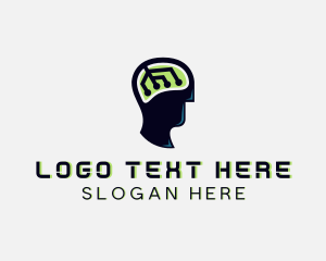 Artifical Intelligence - Ai Head Programmer logo design