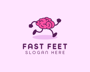Running - Running Brain Education logo design