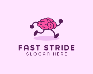 Running - Running Brain Education logo design