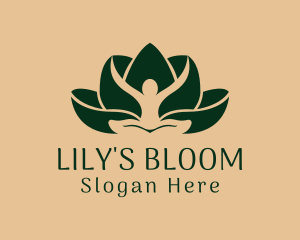 Lily - Lotus Flower Wellness Salon logo design