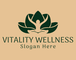 Lotus Flower Wellness Salon logo design