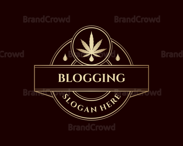 Luxury Cannabis Boutique Logo