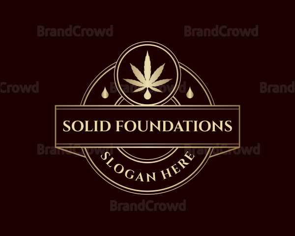 Luxury Cannabis Boutique Logo