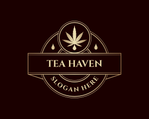 Luxury Cannabis Boutique logo design