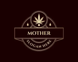 Oil - Luxury Cannabis Boutique logo design