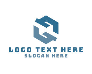 Hexagon - Generic Tech Cube logo design