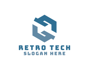 Generic Tech Cube logo design