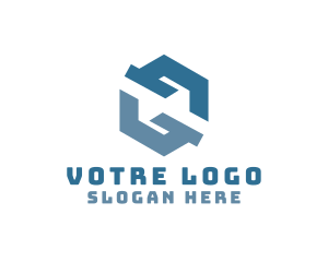 Repair - Generic Tech Cube logo design