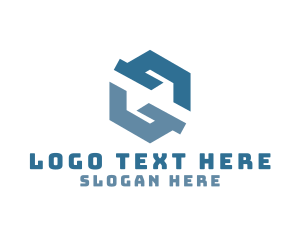 Polygon - Generic Tech Cube logo design